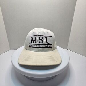 Mississippi State‎ University White Adjustable Baseball Hat Cap by The Game